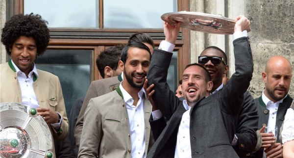 Bayern Múnich celebra título de Bundesliga